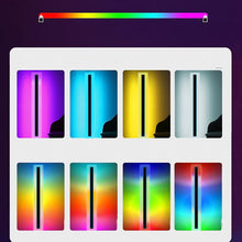 Load image into Gallery viewer, 1 PCS / Pack RGB LED Long Strip Wall Light Outdoor Waterproof IP65 Long Wall Lamp For Garden Porch Patio Entrance Garage Front Door Light