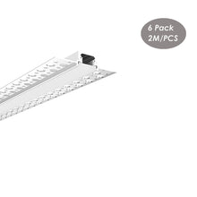 Load image into Gallery viewer, 62*10mm Plaster Drywall Aluminum LED Profile Channel with 3mm Thick Diffuser Cover for Wall and Ceiling(DK-DP6210)