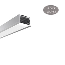 Load image into Gallery viewer, 65*35mm Architectural LED Strip Aluminum Profile Extrusion Track Aluminum LED Channel for Wall and Ceiling(DK-RP6535)