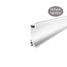 Load image into Gallery viewer, 68*14mm Baseboard LED Strip Aluminum Profile Channel System for Wood Wall Floor Skirting Board(DK-DP6814)