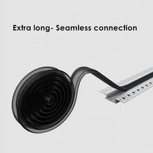 Cargar imagen en el visor de la galería, 69*13mm Plaster LED Profile Trimless Recessed Drywall Aluminum Channel With Black Diffuser Cover for Architectural Lighting(DK-DP6913)