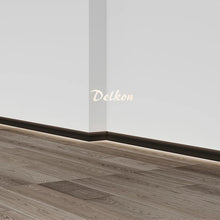 Load image into Gallery viewer, 70*13mm Skirting Board Wall Aluminum LED Profile Trimless Recessed for 8-10mm Width Strip Light(DK-DP7013)