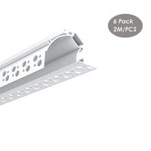 Load image into Gallery viewer, 72*59mm Plaster in LED Profile Wall Washer Aluminum LED Channel Extrusion Track for Architectural Home Theater(DK-DP7259)