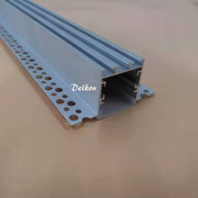 Load image into Gallery viewer, 74*35mm Plaster LED Channel,Drywall Aluminum LED Profile Trimless Recessed for Architecture(DK-DP7435)