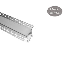 Load image into Gallery viewer, 74*35mm Plaster LED Channel,Drywall Aluminum LED Profile Trimless Recessed for Architecture(DK-DP7435)