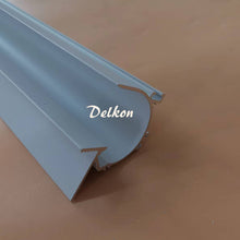 Load image into Gallery viewer, 76*51mm Cove Lighting Mud in LED Aluminum Profile Architectural Gypsum Plaster Ceiling Drywall Channel for LED Strips(DK-DP7651)