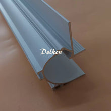 Load image into Gallery viewer, 76*51mm Cove Lighting Mud in LED Aluminum Profile Architectural Gypsum Plaster Ceiling Drywall Channel for LED Strips(DK-DP7651)