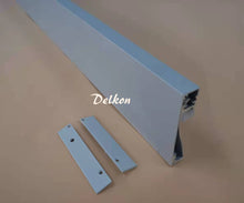 Load image into Gallery viewer, 80*16mm Skirting Wall Foot Line Aluminum LED Profile Channel Extrusion Track with Milky Diffuser Cover(DK-DP8016)