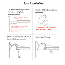 Load image into Gallery viewer, 85*56mm Cove Lighting LED Aluminum Channel Architectural Plaster Drywall Wall Washer LED Profile Lighting(DK-DP8556)