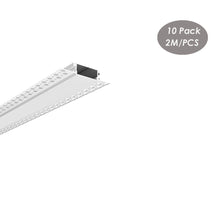Load image into Gallery viewer, 88*18mm Plaster-in LED Profile Extrusion,Trimless Recessed into 5/8" Drywall Aluminium Channel with Flange(DK-DP8818)