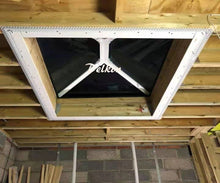 Load image into Gallery viewer, 88*18mm Plaster-in LED Profile Extrusion,Trimless Recessed into 5/8" Drywall Aluminium Channel with Flange(DK-DP8818)
