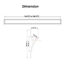 Ladda upp bild till gallerivisning, 88*24mm Architectural Drywall LED Plaster In Profile Wall Washer Aluminum LED Channel Extrusion Track(DK-DP8824)