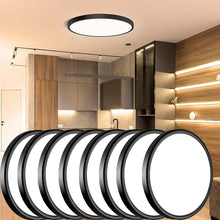 Load image into Gallery viewer, 9 Inch 20W LED Flush Mount Ceiling Light 5000K Daylight 120V Surface Mount Ceiling Light LED Flat Modern Ceiling Light Fixture for Kitchen Bedroom Living Laundry Room