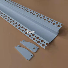 Load image into Gallery viewer, 96*18mm Indirect Lighting Skirting Board Drywall Aluminum LED Profile Trimless Recessed for LED Strips(DK-DP9618)