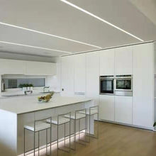 Load image into Gallery viewer, 96*18mm Indirect Lighting Skirting Board Drywall Aluminum LED Profile Trimless Recessed for LED Strips(DK-DP9618)