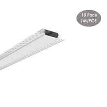 Load image into Gallery viewer, 98*18mm Plaster-in Aluminum LED Profile Channel Extrusion Drywall Gypsum Trimless Recessed for LED Strips(DK-DP9818)