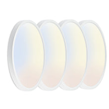 Load image into Gallery viewer, 12 Inch 28W LED Flush Mount Ceiling Light Dimmable 3000K/4500K/6000K CCT Selectable Surface Mount Ceiling Light LED Flat Overhead Ceiling Light Fixture for Kitchen Bedroom Living Laundry Room