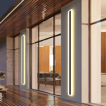 Afbeelding in Gallery-weergave laden, 2 PCS / Pack Long Strip Sconce Light Wall Lights Outdoor LED Lighting Villa Garden Pillar Porch Light Corridor Front Door Wall Lamp