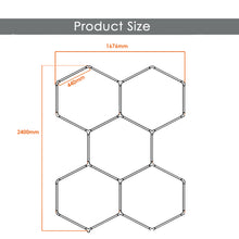 Charger l&#39;image dans la galerie, Free Combination Hexagonal LED Light Hexagon LED Garage Light Honeycomb Hexagon Ceiling Lights（DK-HGS405C）
