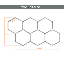 Afbeelding in Gallery-weergave laden, Hexagon Garage Lighting Super Bright LED Car Detailing Ceiling Light Honeycomb Garage Lights（DK-HGS406B）
