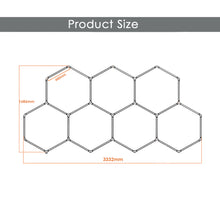 Afbeelding in Gallery-weergave laden, Hexagonal Garage Lights LED Hex Grid Lighting System for Gym Car Workshop Garage Basement（DK-HGS407B）
