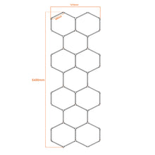 Загрузить изображение в средство просмотра галереи, DIY Connect Hexagonal LED light Hex Detailing Garage Ceiling Light Gym Modular Ceiling Led Hexagon Lights（DK-HGS411B）
