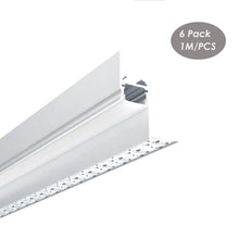 Load image into Gallery viewer, 51*41mm Ceiling Wall Edge Lit LED Plaster Profile Drywall Plaster Led Aluminum Channel Profile for 12.5mm Drywall (DK-DP5141)
