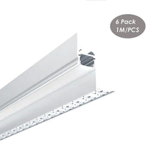 Загрузить изображение в средство просмотра галереи, 51*41mm Ceiling Wall Edge Lit LED Plaster Profile Drywall Plaster Led Aluminum Channel Profile for 12.5mm Drywall (DK-DP5141)
