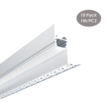 Cargar imagen en el visor de la galería, 51*41mm Ceiling Wall Edge Lit LED Plaster Profile Drywall Plaster Led Aluminum Channel Profile for 12.5mm Drywall (DK-DP5141)
