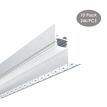 Загрузить изображение в средство просмотра галереи, 51*41mm Ceiling Wall Edge Lit LED Plaster Profile Drywall Plaster Led Aluminum Channel Profile for 12.5mm Drywall (DK-DP5141)
