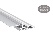 Afbeelding in Gallery-weergave laden, 62*20mm Wall to Floor Plaster LED Aluminum Profile LED Strip Light LED Drywall Profile Channel (DK-DP6220）
