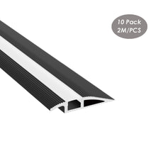 Загрузить изображение в средство просмотра галереи, 63*11mm Residential Floor LED Strip Diffuser Carpet Aluminum Channel Profile for 12mm LED Strip Light(DK-RP6311)
