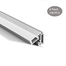 Загрузить изображение в средство просмотра галереи, 68*30mm Architectural LED Profile Indirect Light Wall Washer LED Aluminum Channel Profile for LED Tape Light (DK-DP6830）
