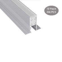 Cargar imagen en el visor de la galería, 70*68mm Outdoor Waterproof LED Inground Linear Light UV Resistance IK10 Paving Lighitng Aluminum LED Channel (DK-WP7068)
