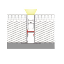 Load image into Gallery viewer, 70*68mm Outdoor Waterproof LED Inground Linear Light UV Resistance IK10 Paving Lighitng Aluminum LED Channel (DK-WP7068)
