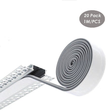 Ladda upp bild till gallerivisning, 75*13mm Plaster Led Profile With Long Diffuser Drywall Led Profile Strip Housing Aluminum Led Channel for 12.5mm Thick Drywall (DK-DP7513)
