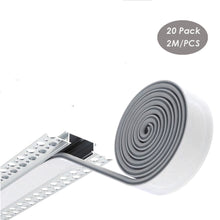 Charger l&#39;image dans la galerie, 75*13mm Plaster Led Profile With Long Diffuser Drywall Led Profile Strip Housing Aluminum Led Channel for 12.5mm Thick Drywall (DK-DP7513)
