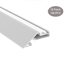 Lade das Bild in den Galerie-Viewer, 75*30mm Delkon Architectural Led Profile Cove Light Recessed into 5/8&quot; Ceiling Indirect lighting Drywall Aluminum LED Channel(DK-DP7530）
