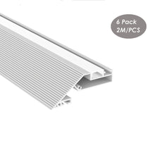 Load image into Gallery viewer, 75*30mm Delkon Architectural Led Profile Cove Light Recessed into 5/8&quot; Ceiling Indirect lighting Drywall Aluminum LED Channel(DK-DP7530）
