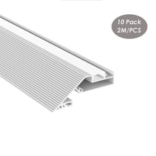 Load image into Gallery viewer, 75*30mm Delkon Architectural Led Profile Cove Light Recessed into 5/8&quot; Ceiling Indirect lighting Drywall Aluminum LED Channel(DK-DP7530）
