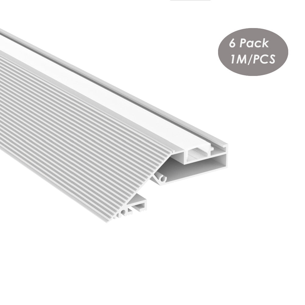 75*30mm Delkon Architectural Led Profile Cove Light Recessed into 5/8