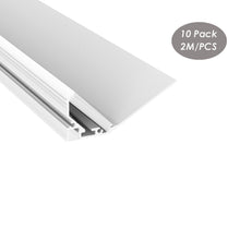 Загрузить изображение в средство просмотра галереи, 81*33mm Architectural Wall Washer LED Strip Diffuser Aluminum Profile Channel for 15mm LED Strip Light (DK-DP8133）
