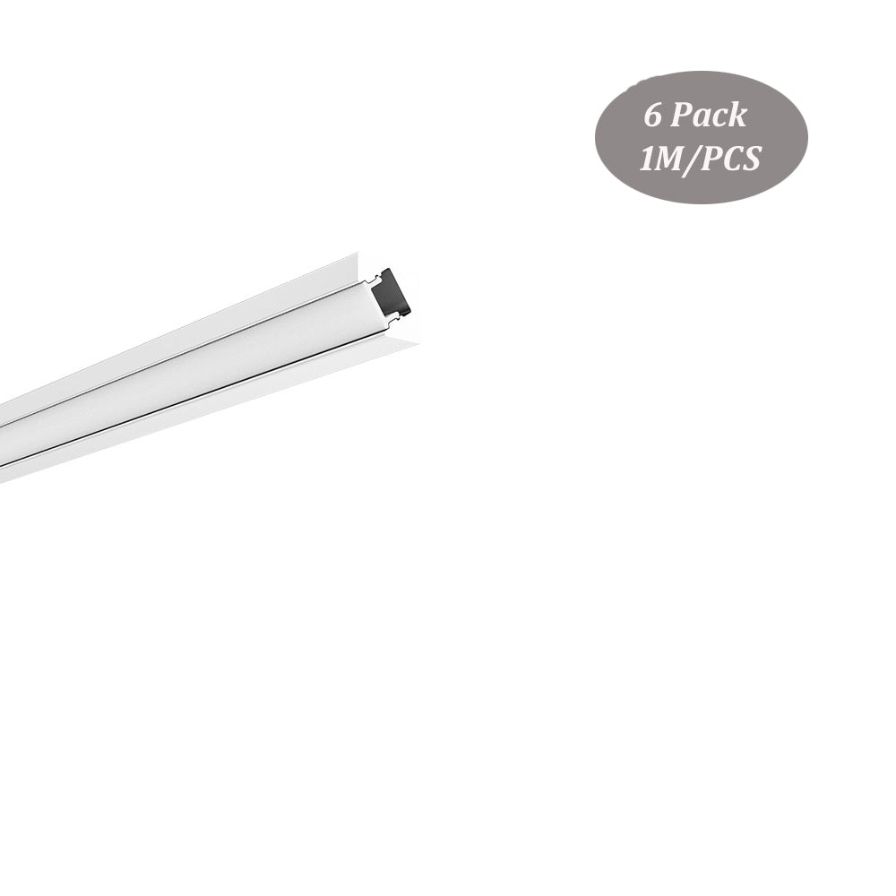 10*10mm Corner Mounted Aluminum LED Profile with Milky Diffuser Cover for Kitchen Cabinet Lighting（DK-MP1010）