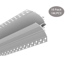 Carica l&#39;immagine nel visualizzatore di Gallery, 104*66mm Wall Washer LED Strip Light Diffuser Channel Profile Extrusion Track for Home Hotel Cooridor(DK-DP10466)
