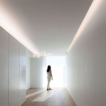 Lataa kuva Galleria-katseluun, 104*66mm Wall Washer LED Strip Light Diffuser Channel Profile Extrusion Track for Home Hotel Cooridor(DK-DP10466)
