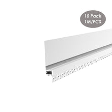 Lataa kuva Galleria-katseluun, 119*18mm Indirect Lighting Trimless Recessed LED Profile Drywall Plaster-in with Light Strip Diffuser Cover(DK-DP11918)
