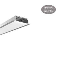 Charger l&#39;image dans la galerie, 123*55mm Wide LED Aluminum Channel Extrusion Track Aluminum Profile for LED Strip
