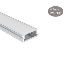 Cargar imagen en el visor de la galería, 19*7mm Architectural LED Profile for Strip Light With Milky Diffuser Cover,Aluminum Channel Extrusion Track(DK-MP1907)
