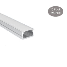 Carica l&#39;immagine nel visualizzatore di Gallery, 19*12mm Aluminum Channel for Strip Light With Milky Diffuser Cover,LED Profile Extrusion Track(DK-MP1912）
