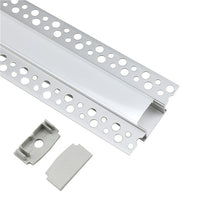 Carregar imagem no visualizador da galeria, 62*14mm Plaster-in Aluminum LED Profile,Drywall LED Strip Channel for 20mm width LED Strips(DK-DP6214)
